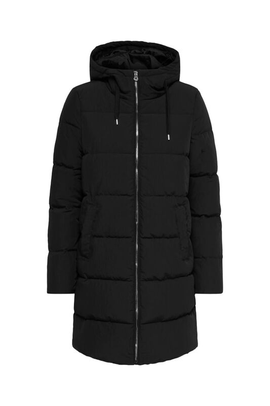 Onldolly Long Puffer Coat Otw Noos Kadın Siyah Kaban - 15205369