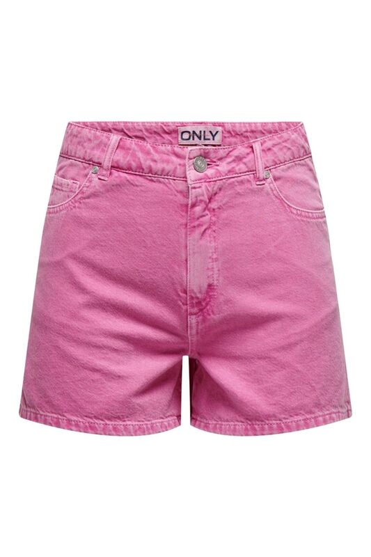 ONLJAGGER-SILLA HW MOM SHORTS PNT Kadın Strawberry Moon Şort - 15318937