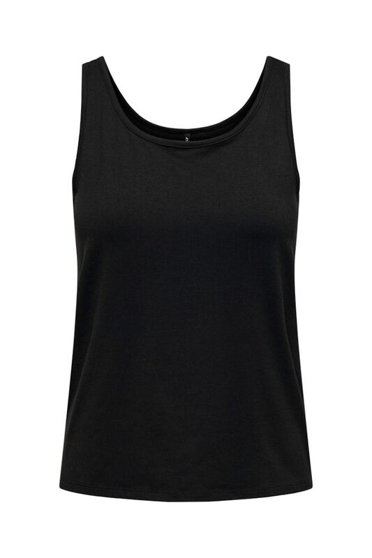 ONLMOSTER S/L TANK TOP JRS Kadın Siyah Bluz - 15296628