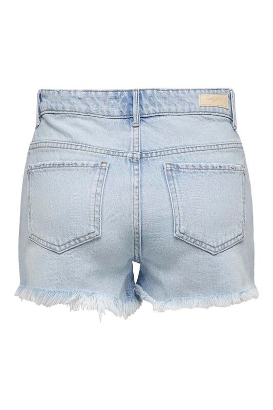 ONLPACY HW RHINESTONE DNM SHORTS AZG Kadın Mavi Şort - 15319104