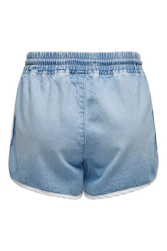 ONLPIERCE PULL-UP DNM TRACK SHORTS Kadın Light Blue Denim Şort - 15319174