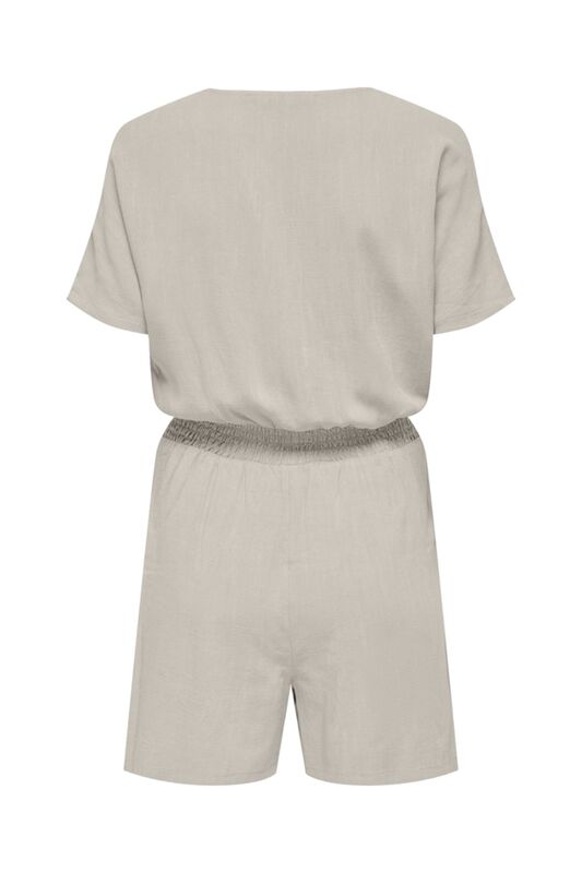 ONLSIESTA S/S LINEN BL PLAYSUIT PNT Kadın Moonbeam Tulum - 15322849