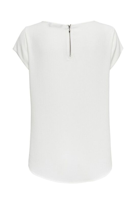 ONLVIC S/S SOLID TOP NOOS PTM Kadın Beyaz Basic T-Shirt - 15142784