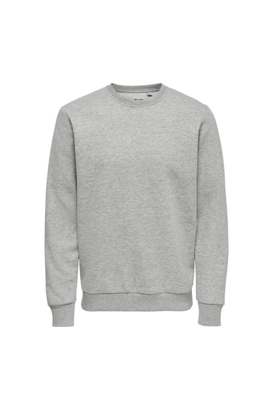 Onsceres Crew Neck Noos Erkek Gri Sweatshirt - 22018683