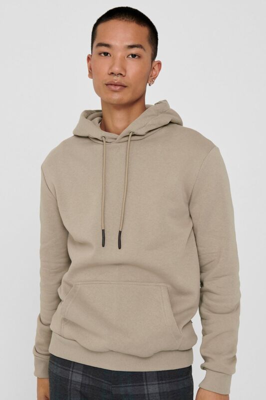 Onsceres Hoodie Sweat Noos Erkek Gri Sweatshirt - 22018685