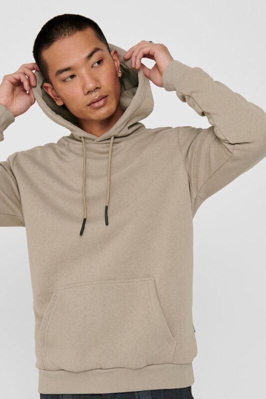 Onsceres Hoodie Sweat Noos Erkek Gri Sweatshirt - 22018685