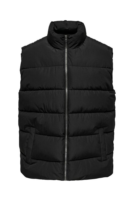 ONSMELVIN LIFE PUFFER VEST OTW VD Erkek Siyah Yelek - 22022232