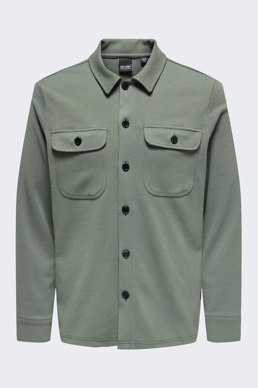 ONSNEWKODYL OVERSHIRT SWEAT NOOS Erkek Gri UK Gömlek - 22021279