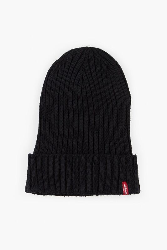 Ribbed Beanie Erkek Siyah Bere - 77138