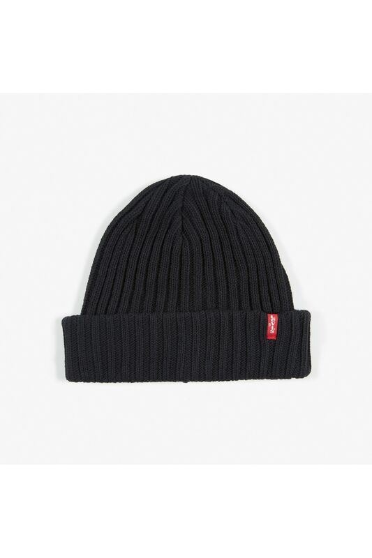 Ribbed Beanie Erkek Siyah Bere - 77138