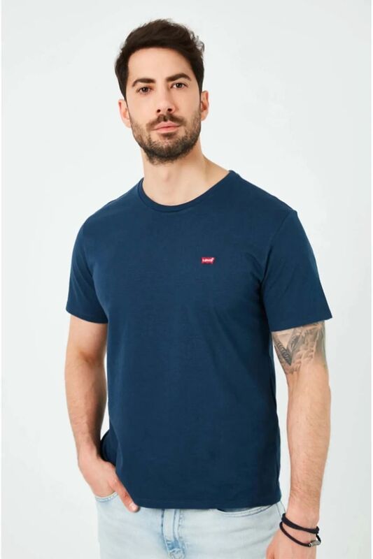 SS CLASSIC HM TEE TR MEDIUM GREY HEATHER Erkek Gri Basic T-Shirt - 56809