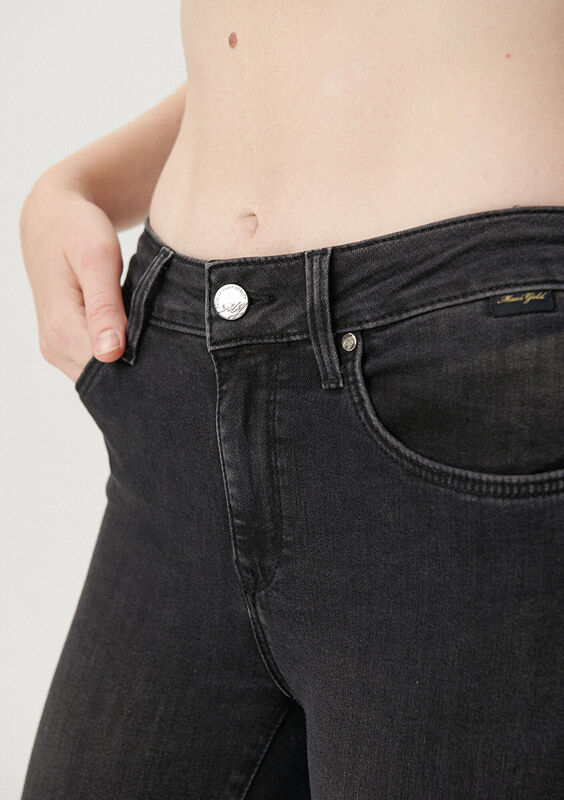 TESS Kadın Siyah Denim Pantolon - M100328