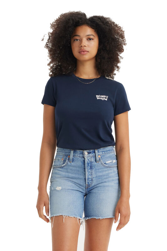 THE PERFECT TEE BANDANA FILL NAVY BLAZE Kadın Mavi T-Shirt - 17369