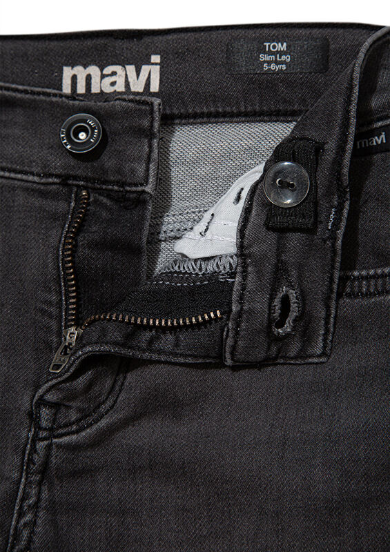 TOM Erkek Çocuk Gri Denim Pantolon - M60106