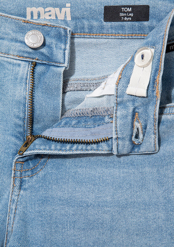 TOM Erkek Çocuk Mavi Denim Pantolon - M60106