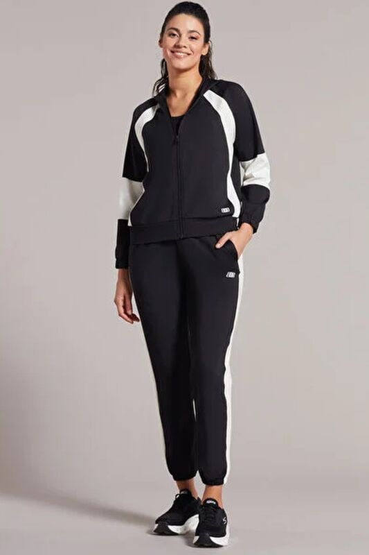 W 2XI-Lock Suit Track Suit Kadın Siyah Eşofman Takımı - S231455