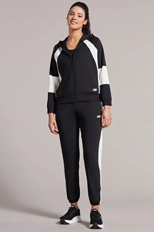 W 2XI-Lock Suit Track Suit Kadın Siyah Eşofman Takımı - S231455