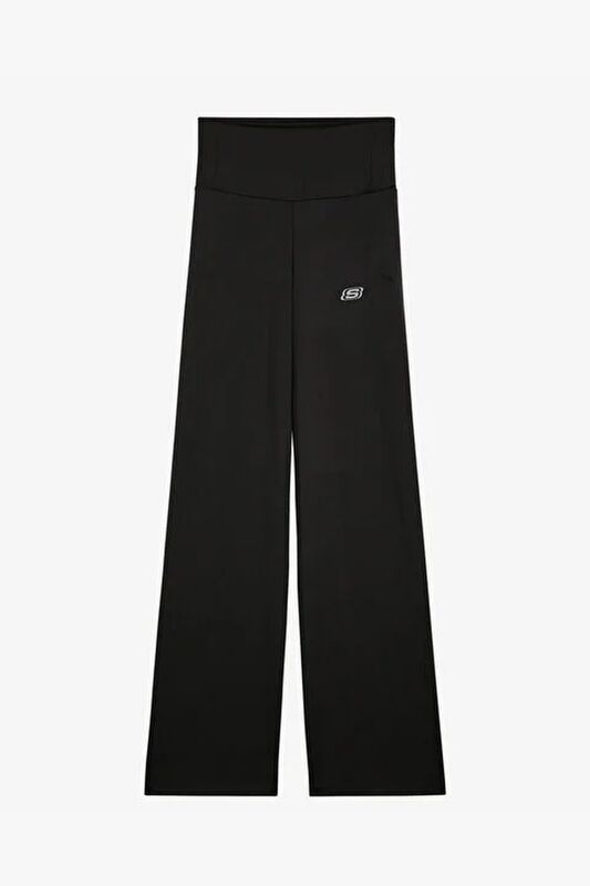 W Table Project Wide Leg Sweatpant Kadın Siyah Eşofman Altı - S231202