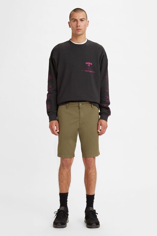 XX CHINO SHORT II BUNKER OLIVE LTWT MST Erkek Siyah Şort - 17202