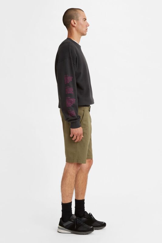 XX CHINO SHORT II BUNKER OLIVE LTWT MST Erkek Siyah Şort - 17202